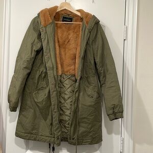Lucky brand utility jacket in olive green